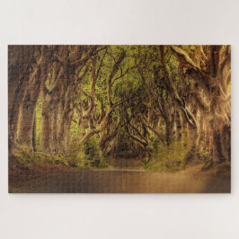 風光明媚なビューダークヘッジ |北アイルランドの森 ジグソーパズル