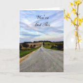 風光明媚なビュードラマチックなランドスケープ得 カード (黄色い花)