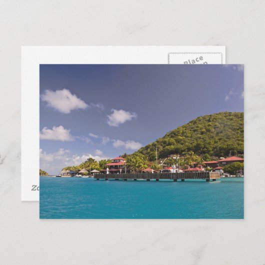 風光明媚なビュービターエンドヨットクラブヴァージン ポストカード (正面/裏面)