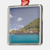 風光明媚なビュービターエンドヨットクラブヴァージン メタルオーナメント (左)