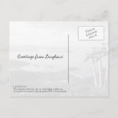 風光明媚なビューランカウイケーブルカー旅行お土産 ポストカード (裏面)