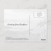 風光明媚なビューランカウイケーブルカー旅行お土産 ポストカード (裏面)