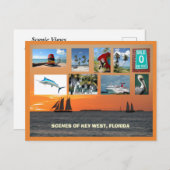 風光明媚なビュー鍵西，フロリダ ポストカード (正面/裏面)