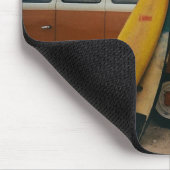 風光明媚なビーチアートサマーバケーションヴィンテージビーチImg マウスパッド (コーナー)