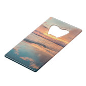 風光明媚なビーチアート海画像カッコいい写真Bea クレジットカード栓抜き (正面アングル)