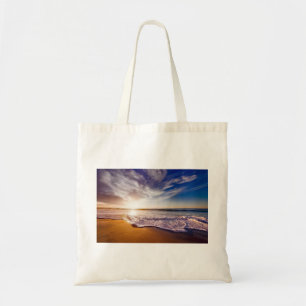 風光明媚なビーチアート海画像カッコいい写真Bea トートバッグ