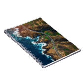 風光明媚なビーチアート海画像カッコいい写真Bea ノートブック (右側)