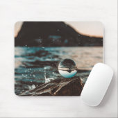 風光明媚なビーチアート海画像カッコいい写真Bea マウスパッド (マウス)