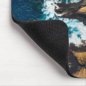 風光明媚なビーチアート海画像カッコいい写真Bea マウスパッド (コーナー)