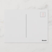 風光明媚なビーチサンセットフォトポストカード ポストカード (裏面)