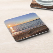 風光明媚なビーチサンセットフォト コースター (左側)