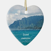 風光明媚なビーチバケーションスイートメモリーズオーナメント セラミックオーナメント (右)