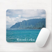 風光明媚なビーチバケーションパーソナライズされたマウスパッド マウスパッド (マウス)