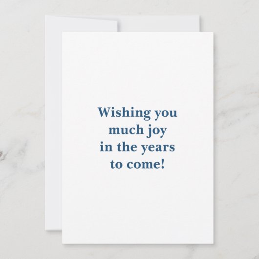 風光明媚なビーチ休暇記念日グリーティングカード カード (裏面)