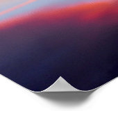 風光明媚なピンクの風景 ポスター (角)