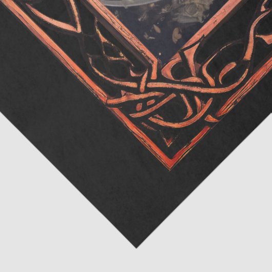 風光明媚なファンタジーゴシック花模様の切り離し 薄葉紙 (詳細)