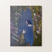 風光明媚なフィヨルドノルウェークルーズジグソーパズル ジグソーパズル (縦)