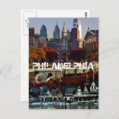 風光明媚なフィラデピヤ ポストカード (正面/裏面)