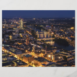 風光明媚なフランクフルトナイトスクラップブック紙