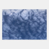 風光明媚なブルースカイラッピング紙フラットシートセット ラッピングペーパーシート (正面)