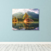 風光明媚なベルクテッサーデン国立公園 キャンバスプリント (インサイチュ (ウッドフロア))