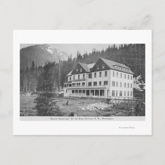 風光明媚なホットスプリンズビル ポストカード (正面)