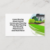 風光明媚なホームランドスケープ気にロンビジネス 名刺 (裏面)