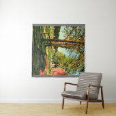 風光明媚なミズーリホースボーディングファーム タペストリー (インサイチュ(横))