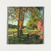 風光明媚なミズーリホースボーディングファーム タペストリー (正面)