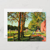 風光明媚なミズーリホースボーディングファーム ポストカード (正面/裏面)