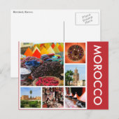 風光明媚なモロッコ ポストカード (正面/裏面)