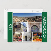 風光明媚なモロッコ ポストカード (正面/裏面)