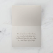 風光明媚なライトハウスファーザーズデイ カード (内部)