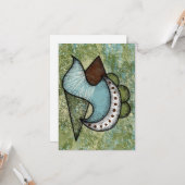 風光明媚なルートのグリーティングカード カード (正面/裏面インサイチュ)