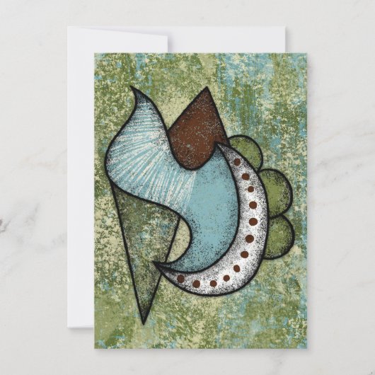 風光明媚なルートのグリーティングカード カード (正面)