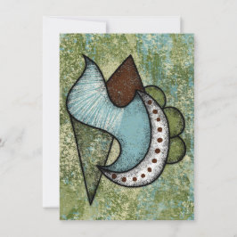 風光明媚なルートのグリーティングカード カード