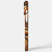 風光明媚なレザーベアーリバーシーン Case-Mate iPhoneケース (裏面 / 左)