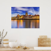 風光明媚なレージェンズバーグリバービュー ポスター (キッチン)