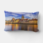 風光明媚なレージェンズバーグリバービュー ランバークッション (裏面)