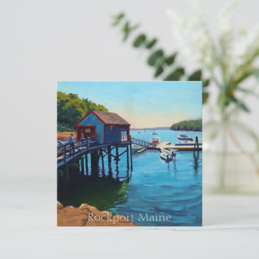 風光明媚なロックポートメインハーバーウィズボート (スタンド正面)