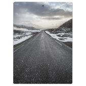 風光明媚なロードノルウェー クリップボード (裏面)