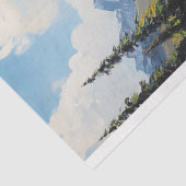 風光明媚なワイルドフラワーズマウンテンズファインアートデコページ 薄葉紙 (詳細)