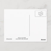 風光明媚なワゴンカート ポストカード (裏面)