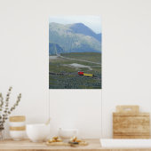 風光明媚なワシントン山サミットCog鉄道ポスター ポスター (キッチン)