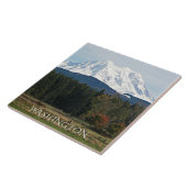 風光明媚なワシントン山レイニアーランドスケープ タイル (側面)