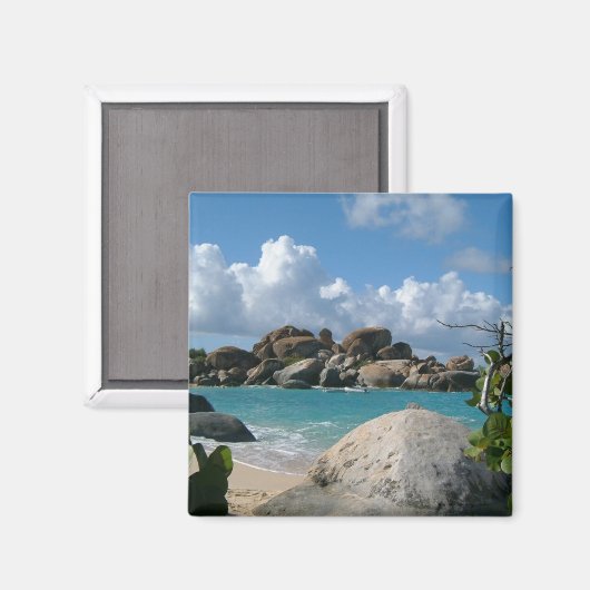 風光明媚なヴァージン諸島 マグネット (正面/裏面)