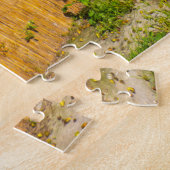 風光明媚な中世ソラノの街並み，トスカーナ，イタリア ジグソーパズル (側面)