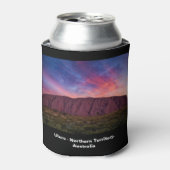 風光明媚な写真 – Uluru sunset 缶クーラー (缶正面)