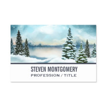 風光明媚な冬のワンダーランド水の色絵画の数