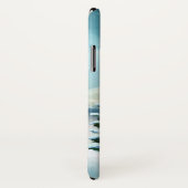 風光明媚な冬のワンダーランド水の色絵画の数 Case-Mate iPhoneケース (裏面/右)